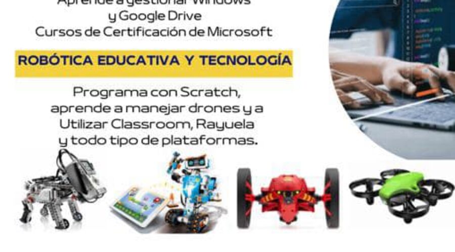 Curso Informática, Mecanografía, Robótica y Tecnología